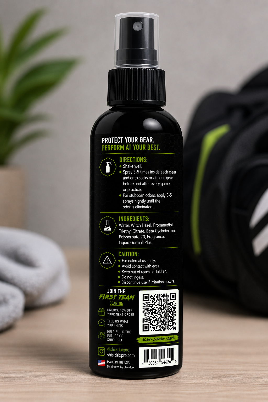ShieldSix Odor Defense Spray